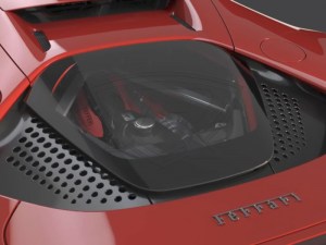 Ferrari SF90 CF Rear Bulkhead Assembly